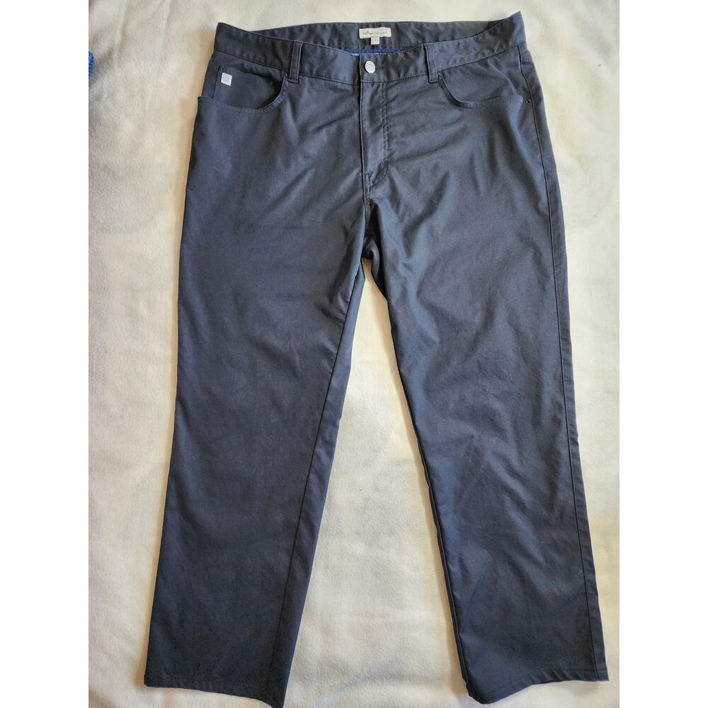 Peter Millar 38/27 5-Pocket Straight Leg Classic Pants Crown Sport Golf Preppy